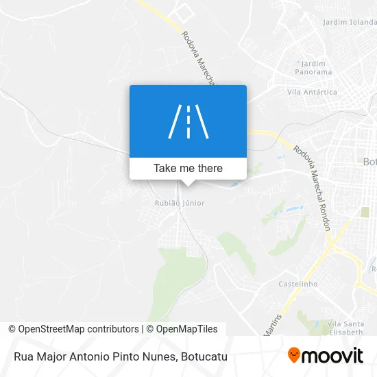 Rua Major Antonio Pinto Nunes map