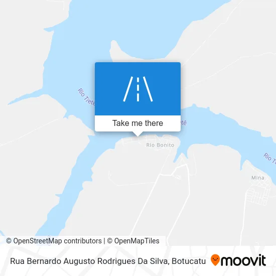 Rua Bernardo Augusto Rodrigues Da Silva map