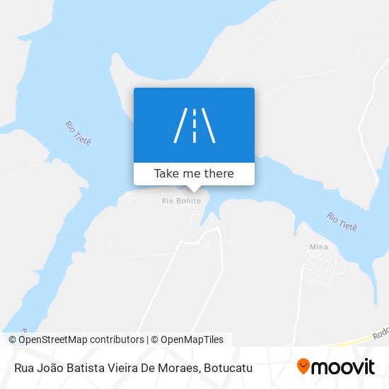 Mapa Rua João Batista Vieira De Moraes