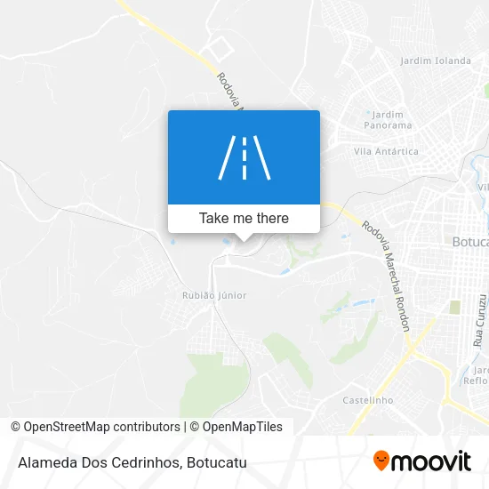 Alameda Dos Cedrinhos map