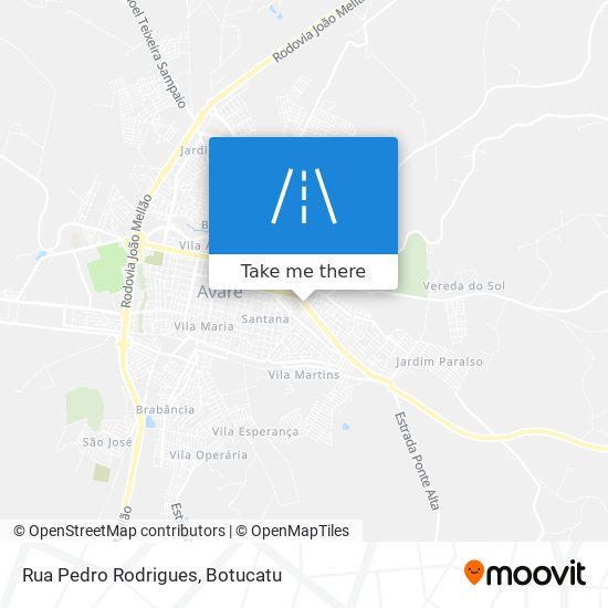 Mapa Rua Pedro Rodrigues