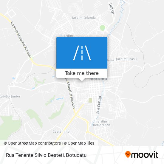 Rua Tenente Silvio Besteti map