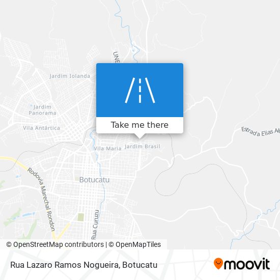 Mapa Rua Lazaro Ramos Nogueira