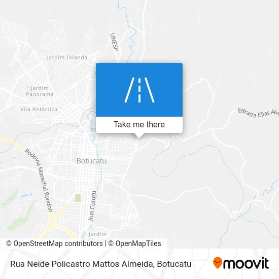 Rua Neide Policastro Mattos Almeida map