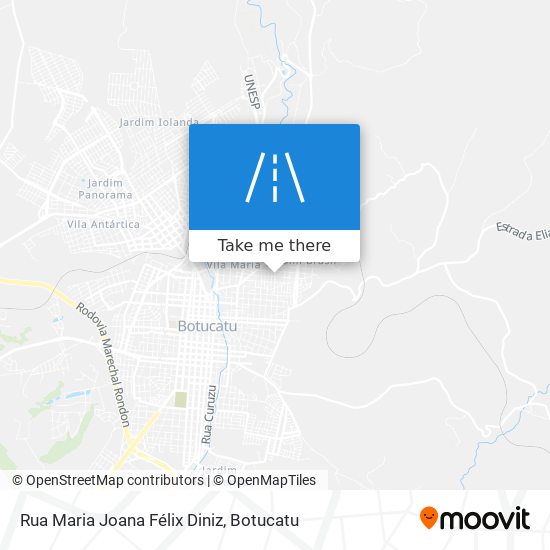 Mapa Rua Maria Joana Félix Diniz