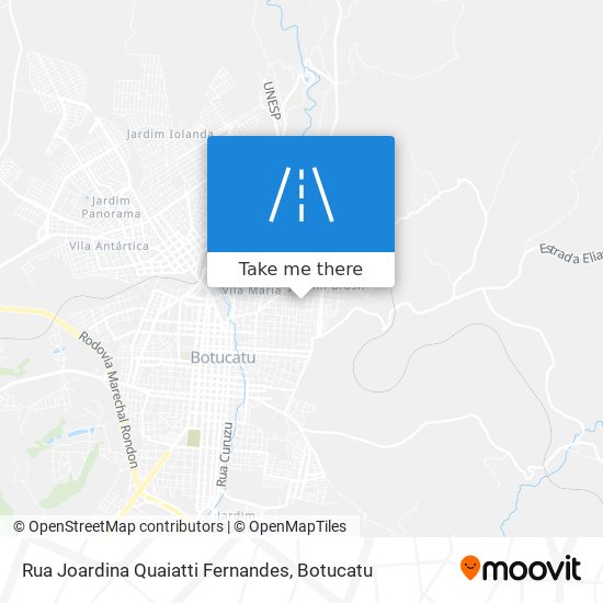 Mapa Rua Joardina Quaiatti Fernandes