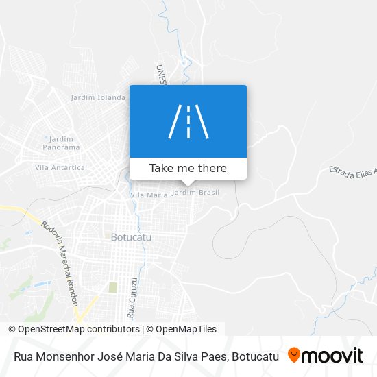 Mapa Rua Monsenhor José Maria Da Silva Paes