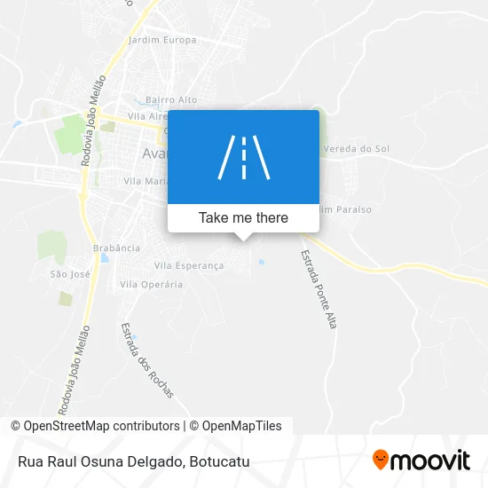 Rua Raul Osuna Delgado map