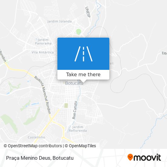 Mapa Praça Menino Deus