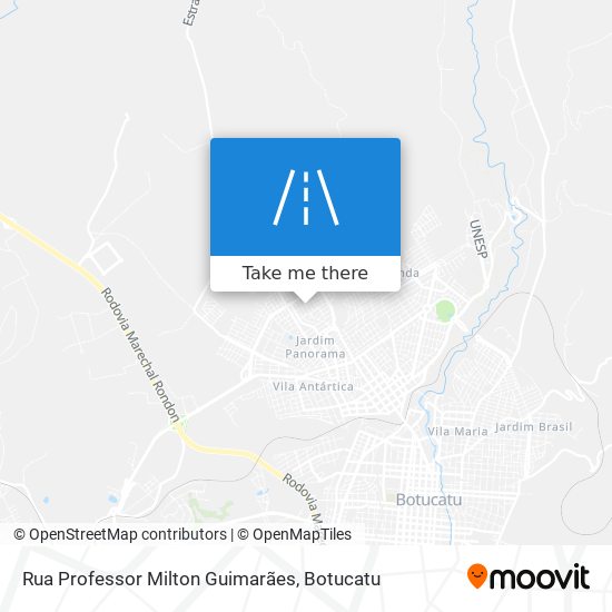 Rua Professor Milton Guimarães map