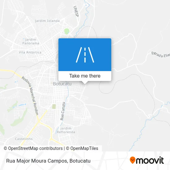 Rua Major Moura Campos map