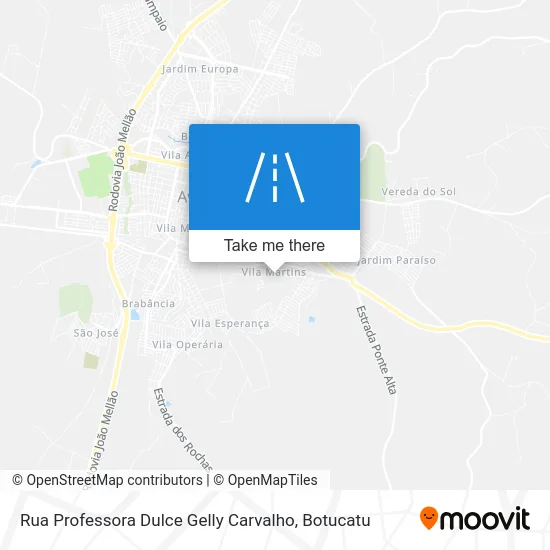 Rua Professora Dulce Gelly Carvalho map