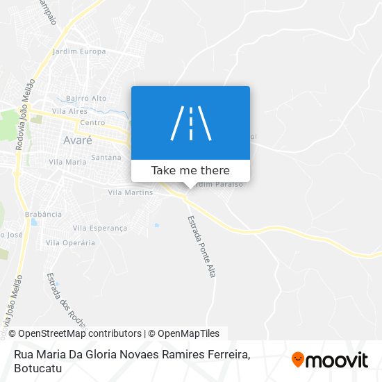 Mapa Rua Maria Da Gloria Novaes Ramires Ferreira