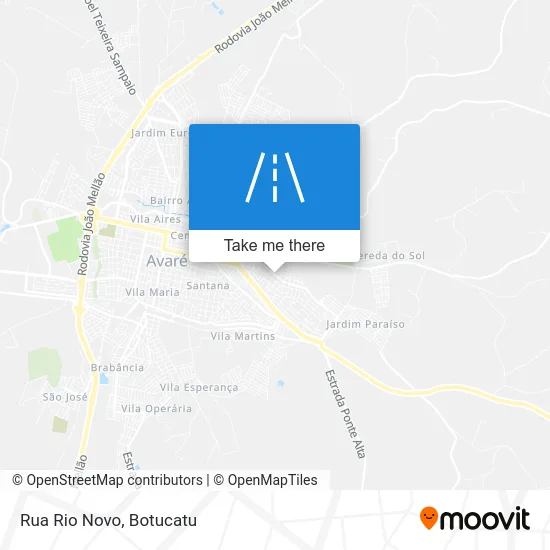 Rua Rio Novo map