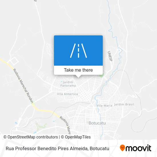 Rua Professor Benedito Pires Almeida map