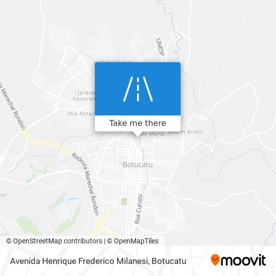 Avenida Henrique Frederico Milanesi map