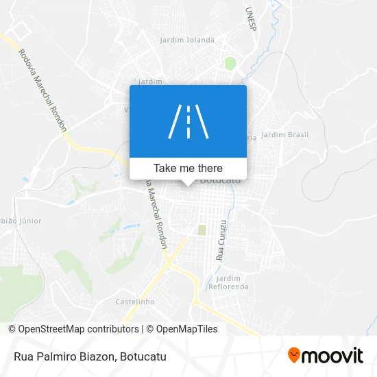Rua Palmiro Biazon map