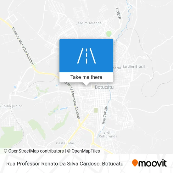 Rua Professor Renato Da Silva Cardoso map