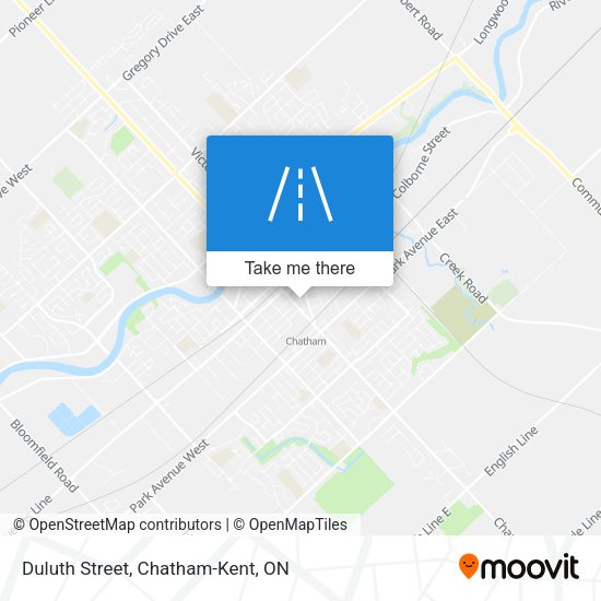 Duluth Street map