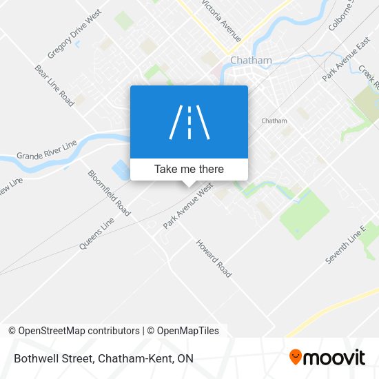 Bothwell Street map