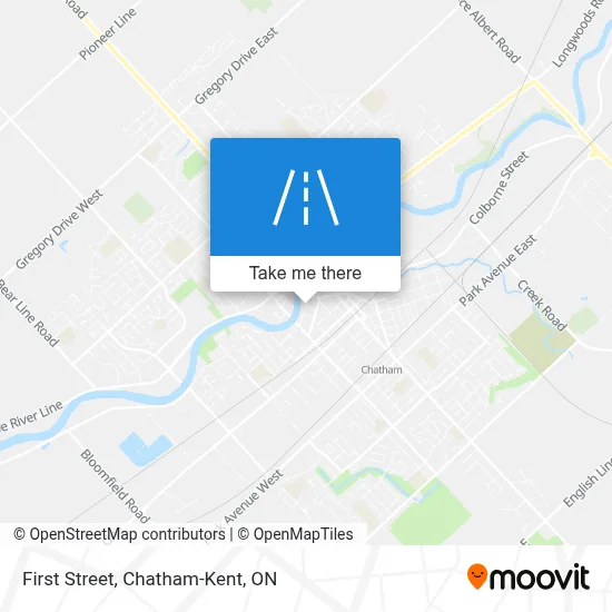 First Street map