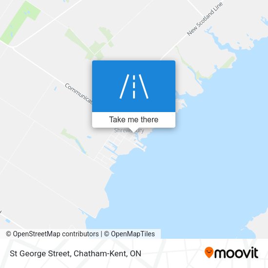 St George Street map