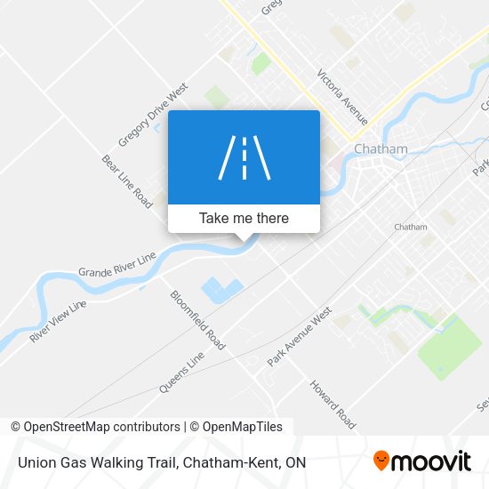Union Gas Walking Trail map