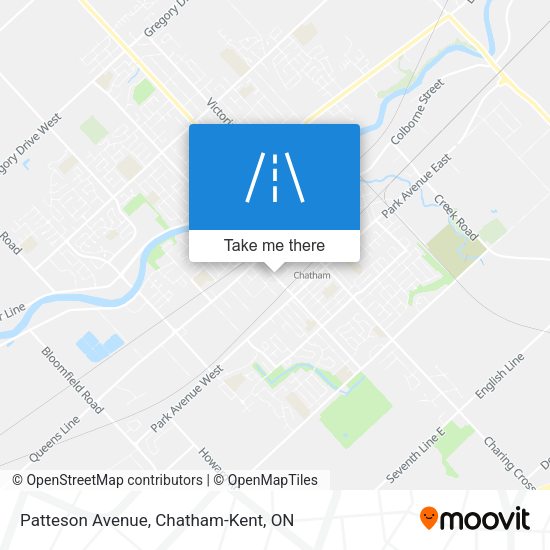 Patteson Avenue map