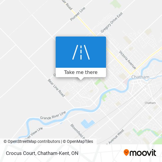 Crocus Court map