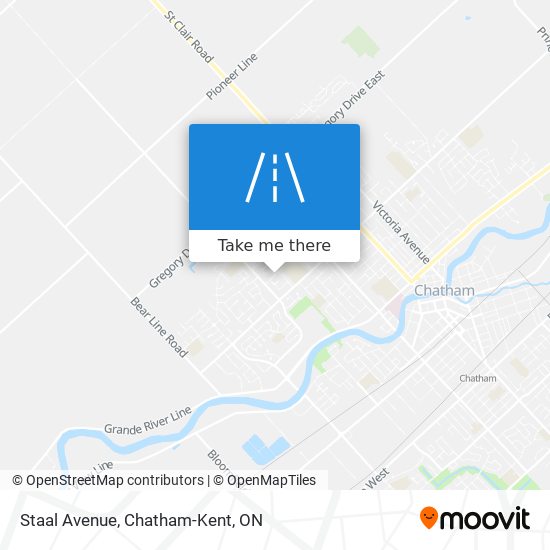 Staal Avenue map