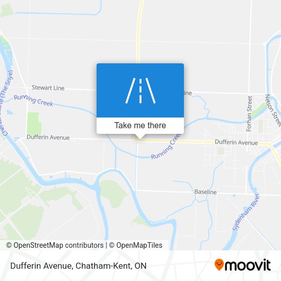 Dufferin Avenue map