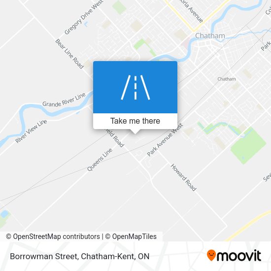 Borrowman Street map