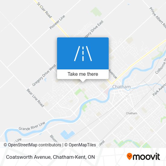 Coatsworth Avenue map