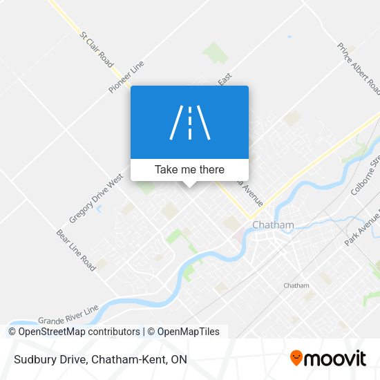 Sudbury Drive map