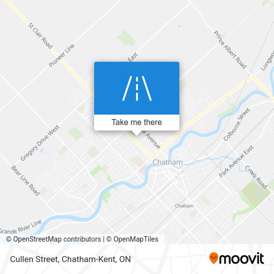 Cullen Street map