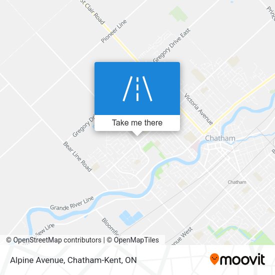 Alpine Avenue plan