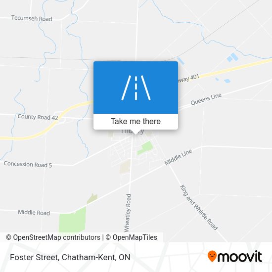 Foster Street map