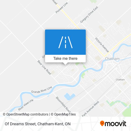 Of Dreams Street map