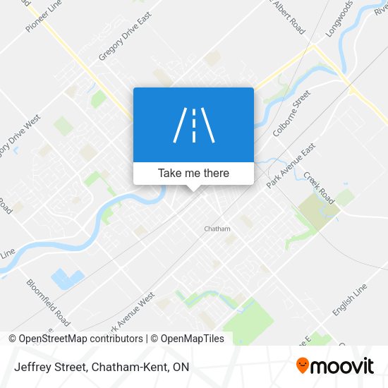 Jeffrey Street map