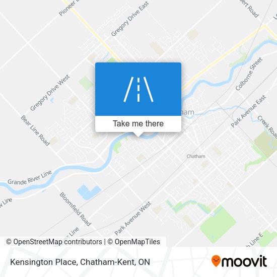 Kensington Place map