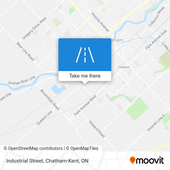 Industrial Street map