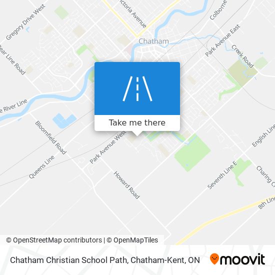 Chatham Christian School Path plan