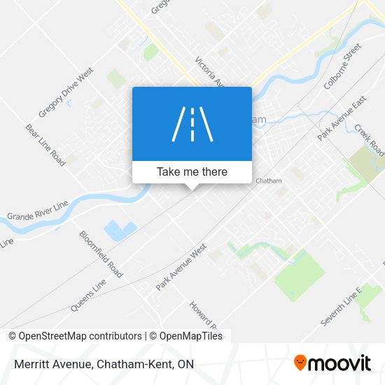 Merritt Avenue map