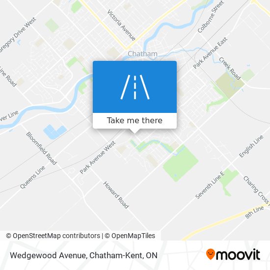 Wedgewood Avenue map