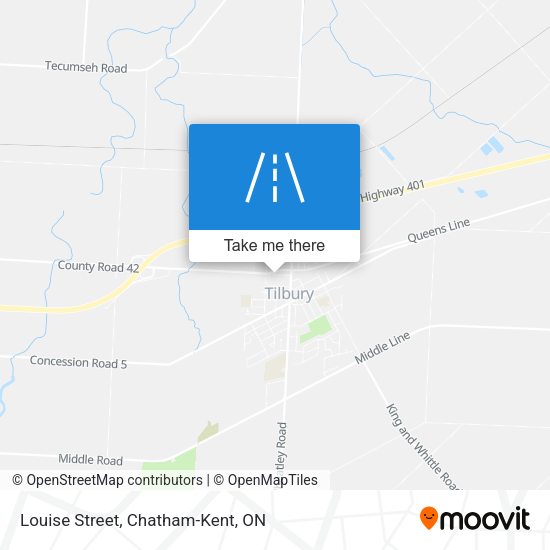 Louise Street map