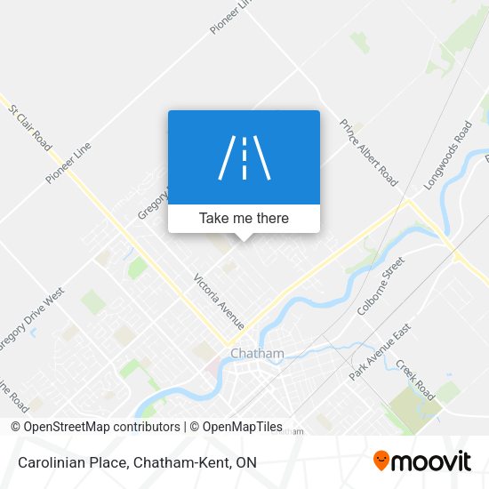 Carolinian Place map