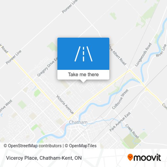 Viceroy Place map