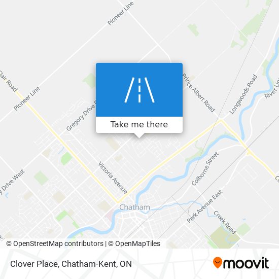 Clover Place map