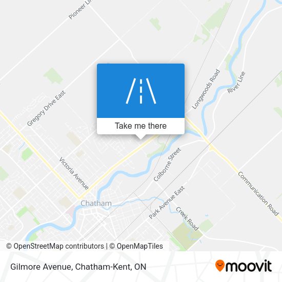 Gilmore Avenue map