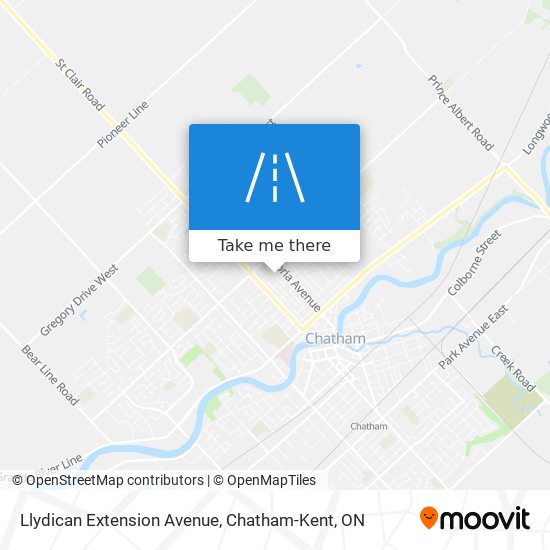 Llydican Extension Avenue plan